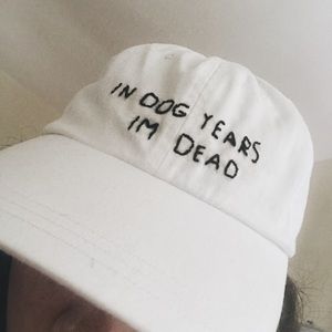 Hand embroidered dad cap